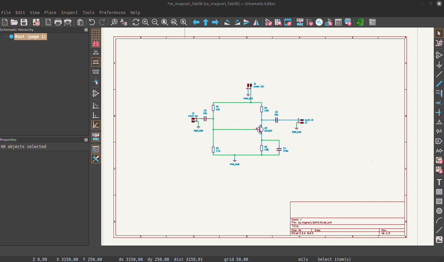 kicad sch